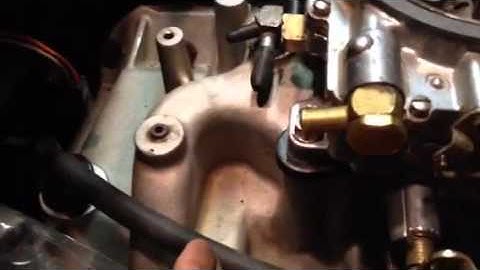 AMC 304 Manifold Vacuum Hookup.