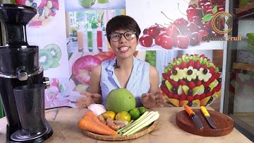 Cách làm nước ép Quýt, cà rốt, nghệ, gừng - TĂNG CƯỜNG ĐỀ KHÁNG MÙA DỊCH