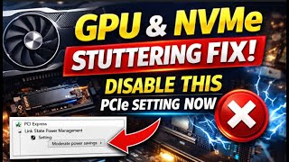 Celebrity GPU & NVMe Stuttering Fix! Disable This PCIe Setting Now Wealth