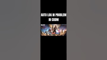 AUTO LOG IN CODM PROBLEM