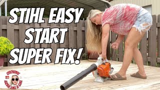 STIHL'S 'Easy Start' FAIL! How to fix it FOR GOOD! Stihl BG 56 C