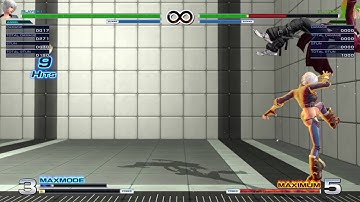KoF14 angel meaty guard crush setup