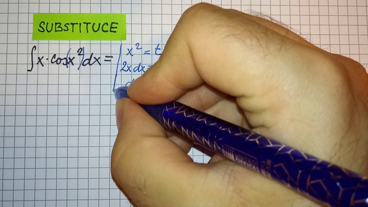 Neurčitý integrál - substituce 03