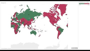 Unemployment Rate Difference Map