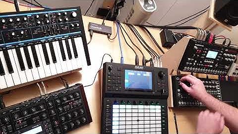 Hardware Jam - Aquatic Adventure - Akai Force, Access Virus, Bass Station 2, Octatrack, Analog Four