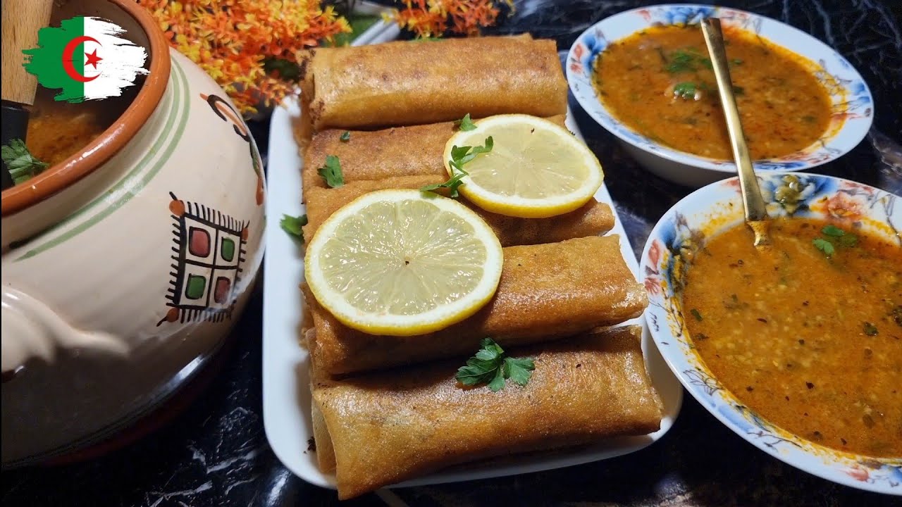 شربة فريك تقطر بالبنة ... مع بوراك جزائري ... ياخويا ياخويا بنة خرافية 