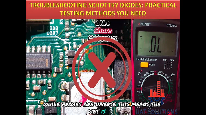 How to Test SMD Schottky Diodes: Testing and Diagnosis Guide
