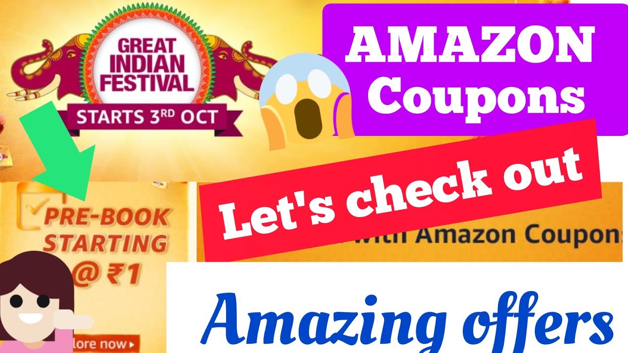 Amazon/Great Indian Festival sale 2021/Amazon coupons/Great savings/Amazing offers@great discounts