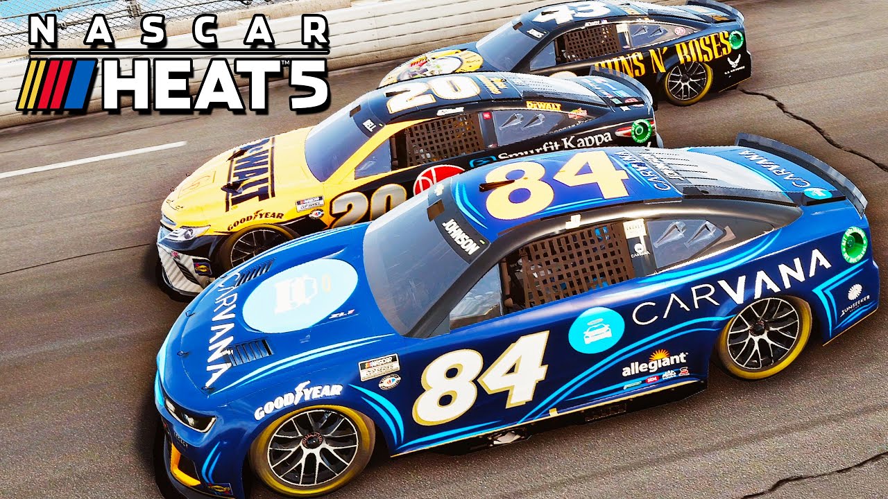 🔴 LIVE - NASCAR Heat 5 2023 Mod RELEASED (Full Walkthrough) + Xfinity, Truck, Dirt Series Updates