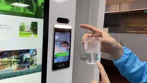 HDS20 5 In 1 Dual Screens Temperature Sanitizer Digital Signage Kiosk