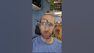Obstacle-detecting glasses with @Arduino and ultrasonic distance sensor