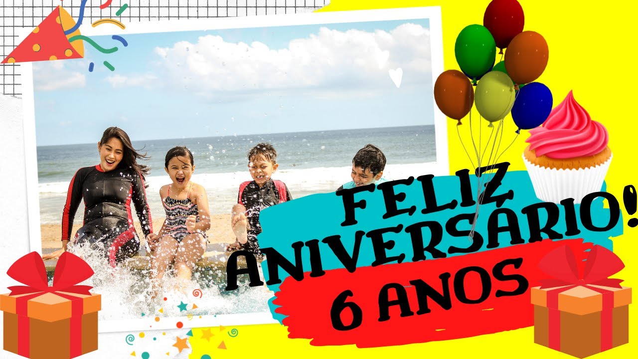 Criança de 6 Anos - Mensagens de Aniversário