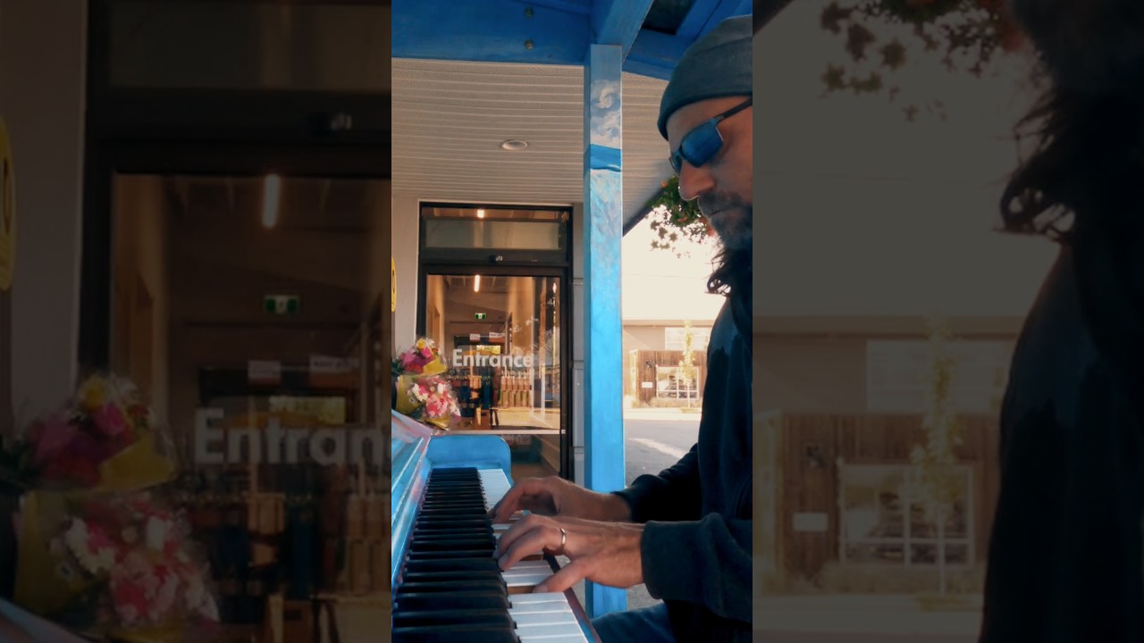 Found one of those outdoor pianos