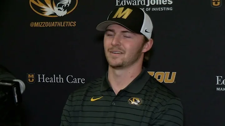 Full press conference with Mizzou baseball pitcher...