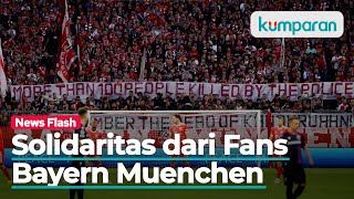 Fans Bayern Muenchen Protes Polisi dalam Spanduk Solidaritas Kanjuruhan
