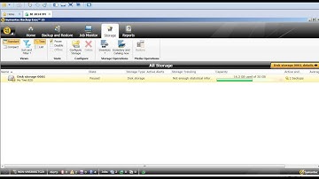 How To Paused or Disabled Storage In Symantec Backup Exec