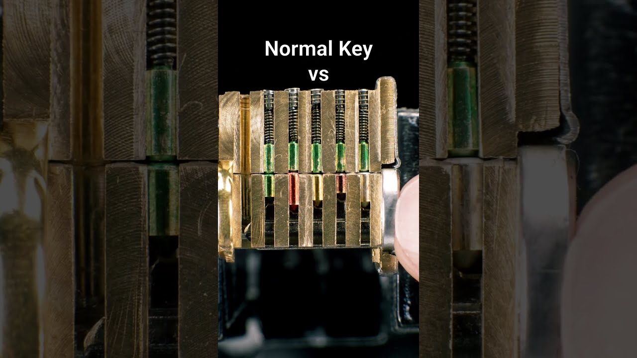 Lock Picking Inside Perspective Bump Key