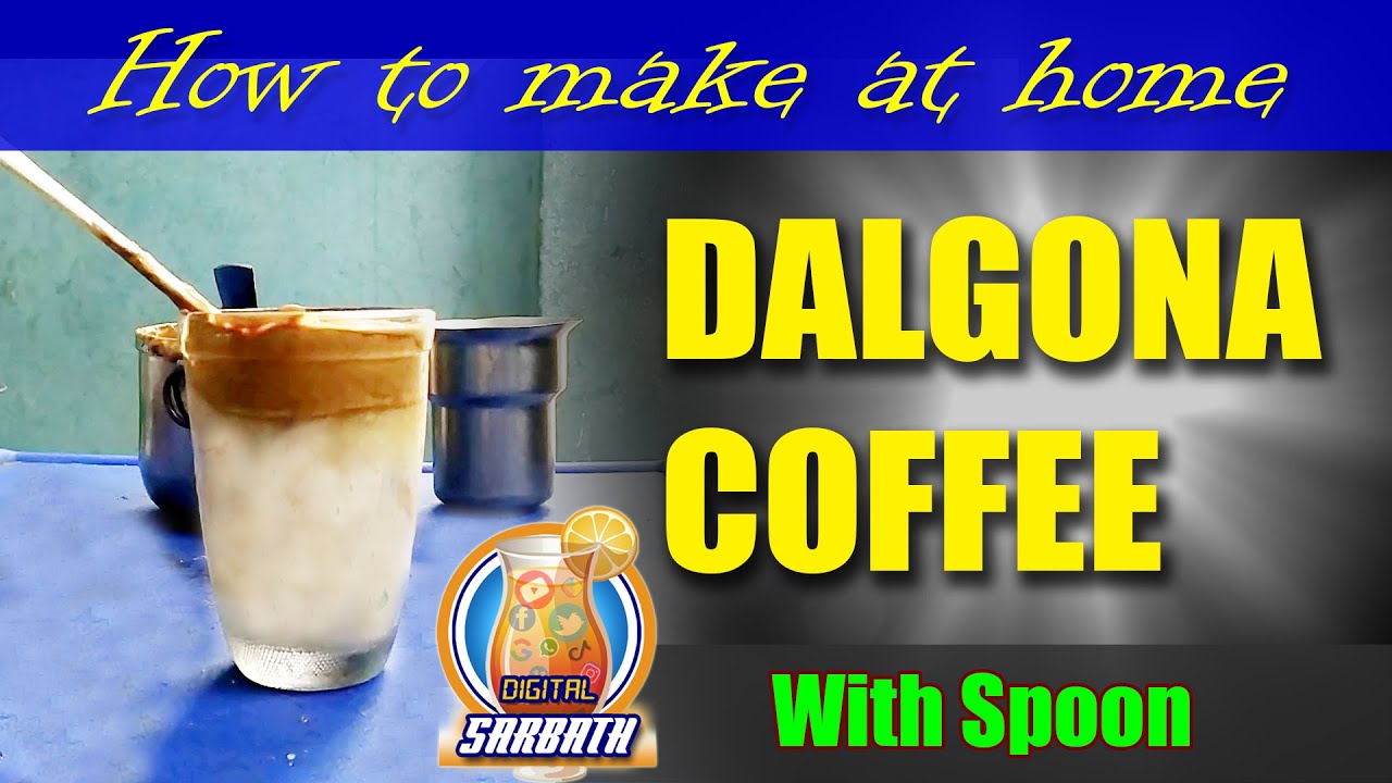 Dalgona Coffee reciepe easy prepare in tamil | make with spoon by hand