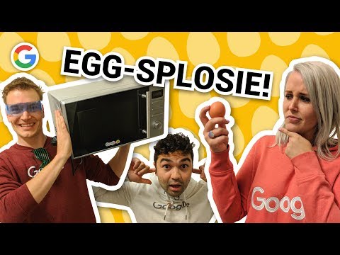 Waarom ontploft een ei in de magnetron? #EGGSPLOSIE - Vraag het Google #35