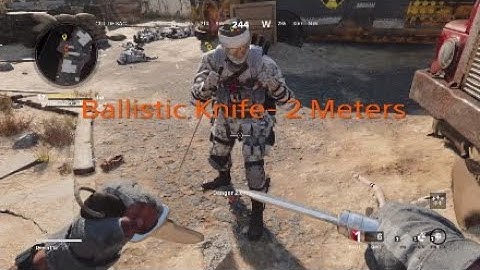 Cold War All Melee Weapon Ranges!