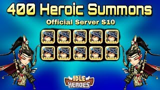 Idle Heroes (O) - 400 Heroic Summons on Official! - It's A Great Day screenshot 2