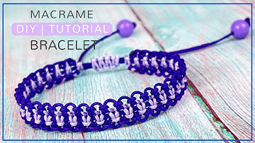 Macrame Bracelet Square Knot and Lark