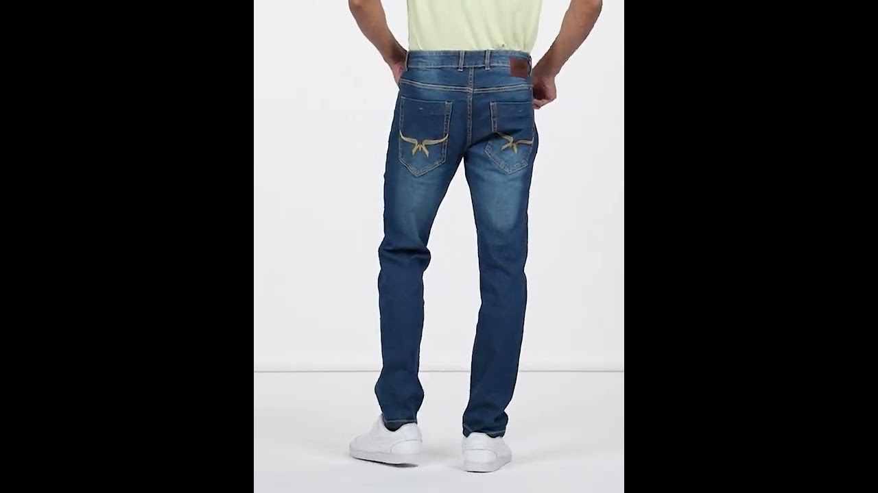 Regular Fit Mid Rise Jeans