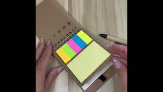 Bloc-notes avec post it et stylo - 40 feuilles #goodies