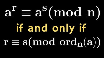Number Theory | Order of an element modulo n Proposition 2