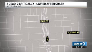 2 dead, 2 critically injured in crash on Main Street near I-110 overpass