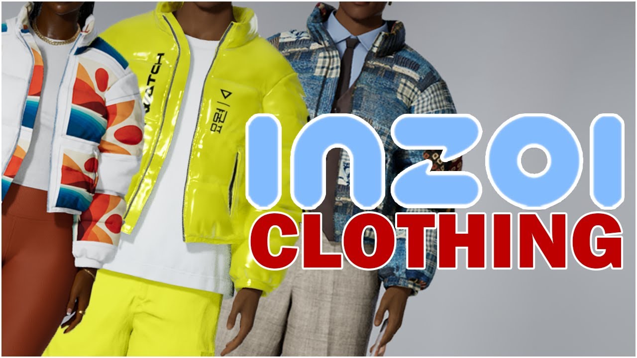 Inzoi Ropa 🌸 InZOI CC Shopping | Huge Haul 🍒 - YouTube