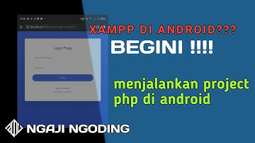 cara coding di android #6 - cara menjalankan project php wpu login di android dengan ksweb