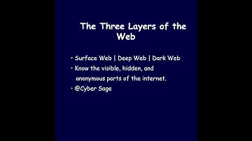 The 3 Layers of the Internet | Surface Web vs Deep Web vs Dark Web 🔥#shorts #viral #trending 