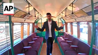 A 1930s tube train is back in service at London Underground