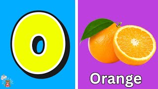 O For Orange 🍊 | Vocabulary For Kids | Educational Learning Video | Learn ABC | #BEEQANKIDS 