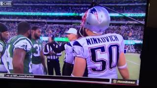 Patriots mess up the coin toss versus Jets