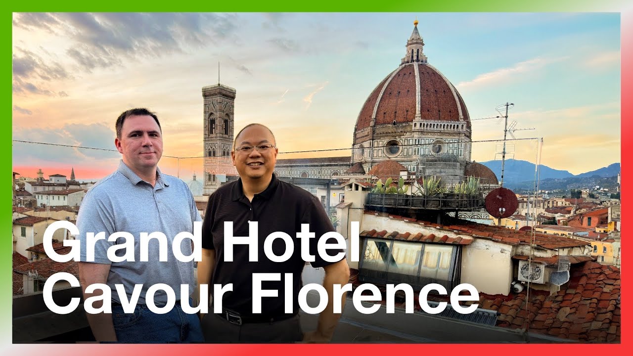 Grand Cavour Hotel, Florence Italy - Family Suite Room Tour - Deluxe (# 212) & Regular (# 211)