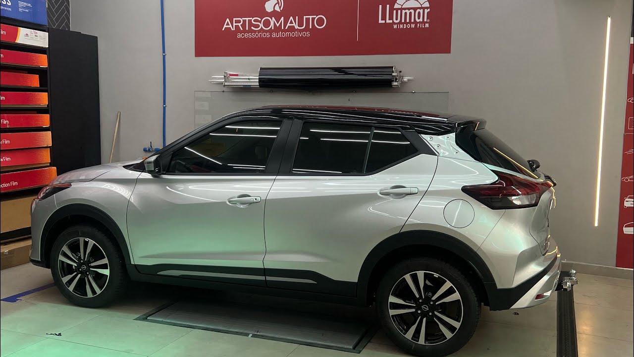 Nissan kicks 2024 - Película Antivandalismo + Revestimento + Módulo conexão sem fio - ArtsomAuto