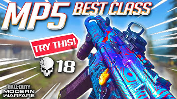 TRY THIS MP5 CLASS SETUP - BEST CLASS SETUP FOR MODERN WARFARE WARZONE & MP (HIGH KILL S&D)