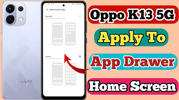 Oppo K13 5g App Drawer Setting Kaise On Kare // How To App Drawer Setting On Oppo K13 5g