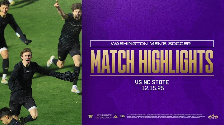 Washington 3, NC State 2 | Huskies Highlights
