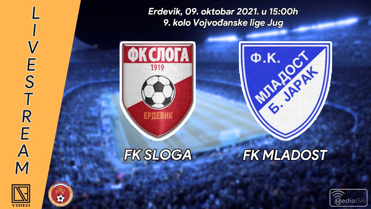 [09.10.2021.] FK "SLOGA" Erdevik - FK "MLADOST" Bački Jarak (Full match Livestream)