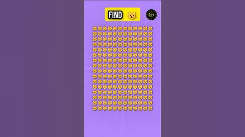 challenge yourself to spot 😺 in 3 Seconds #puzzle #quiz #trending #youtubeshorts #short #shorts