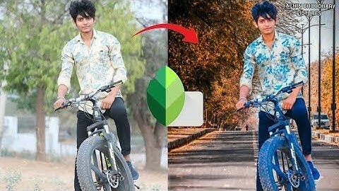 Snapseed - Just 3 steps Dark And Blue Effect edit easily 🔥||Snapseed photo editing