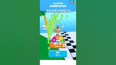 MAX LEVEL Run Rich 3D level 64 #Shorts