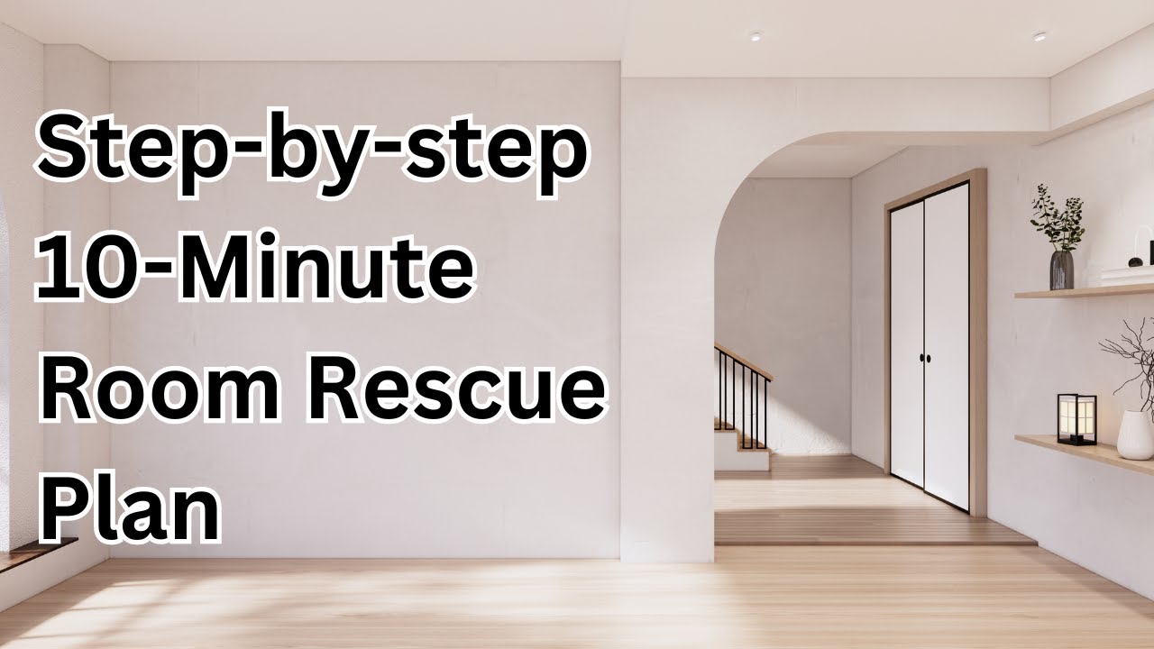 Step-by-step 10-Minute Room Rescue Plan - YouTube