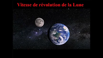 Est-ce que la vitesse de la Lune autour de la Terre est toujours la même ?