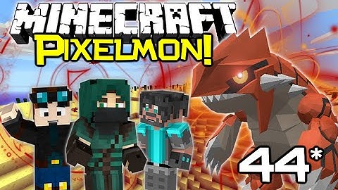 GROUDON LEGENDARY SPAWNS!  - Minecraft PixelCore PIXELMON MOD Let