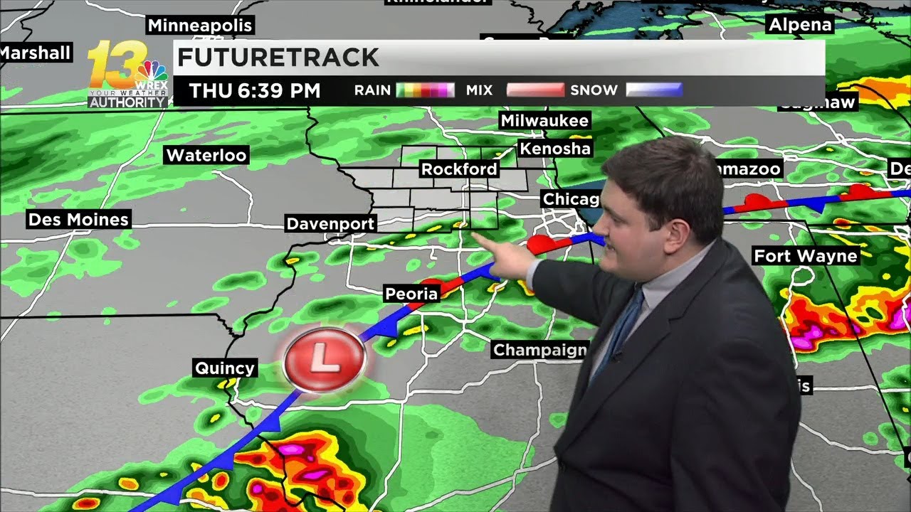 Watching two rounds of showers and storms Thursday - YouTube