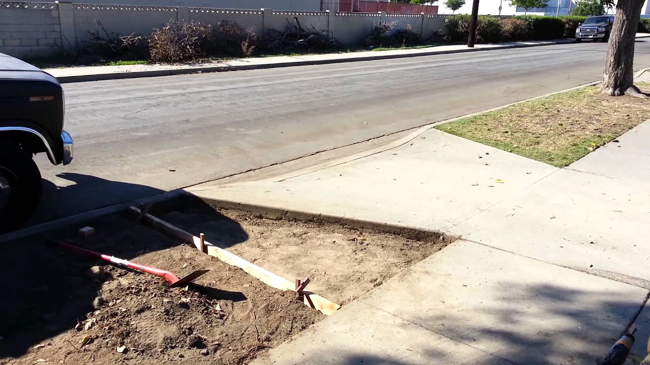 Todd's landscape project part 1 YouTube